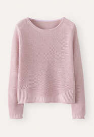 Pullover im Perlmuster, Flieder/Ros&eacute;, webstill