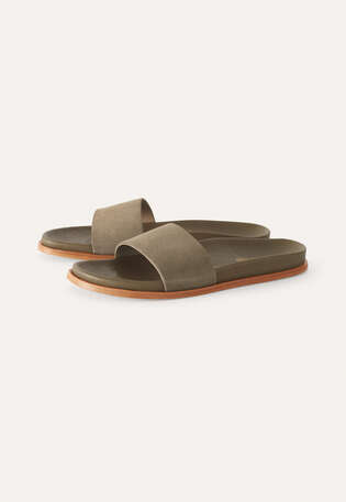 Slipper, Waldgr&uuml;n, webstill